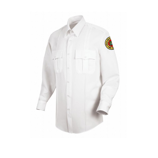 Uniform Shirt, Womens Long Sleeve (White)